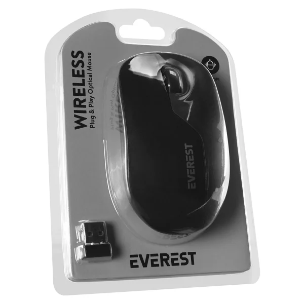 Everest Smw-973 Siyah Optik Kablosuz Mouse - Görsel 8