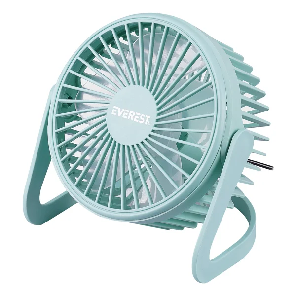 Everest Efn-505 Masaüstü USB Fan Turkuaz - Görsel 8
