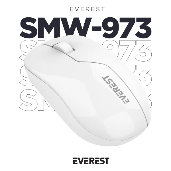 Everest Smw-973 Beyaz Optik Kablosuz Mouse - Görsel 6