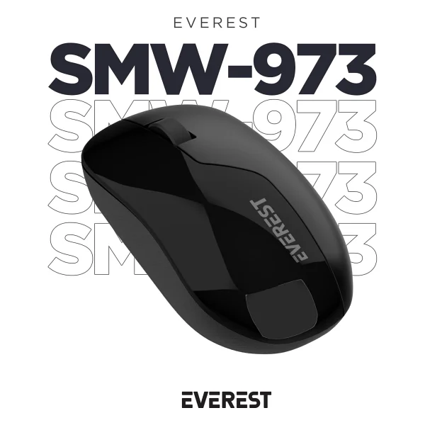 Everest Smw-973 Siyah Optik Kablosuz Mouse - Görsel 9