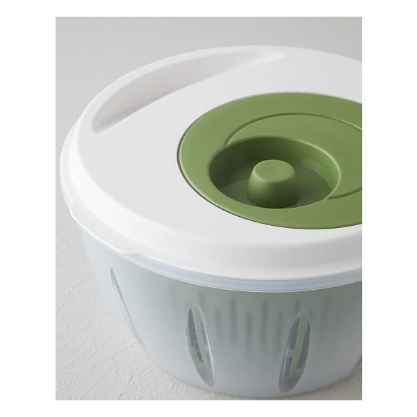 English Home Alexi Plastik Salata Kurutucu Mutfak Gereci 25,6x25,6x14,2 Cm Yeşil - Görsel 4