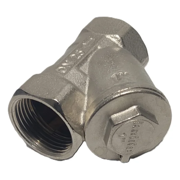 Kalde 1" Sarı / Krom Pislik Tutucu Su Filtresi Dn25 - Threaded Strainer - Dn25 (1") - Görsel 4