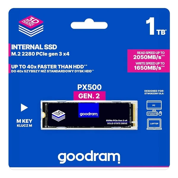 Goodram Ssdpr-Px500-01t-80 Pcı-Express 3.0 1 TB M.2 SSD - Görsel 9