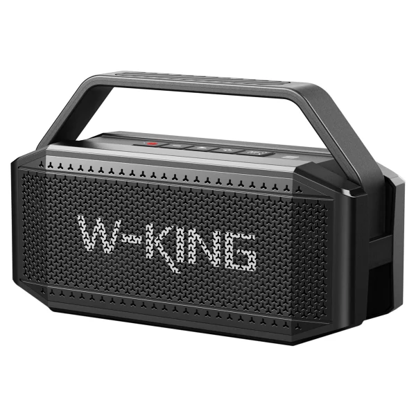 W-King D9-1 Siyah Bluetooth Hoparlör - Görsel 10