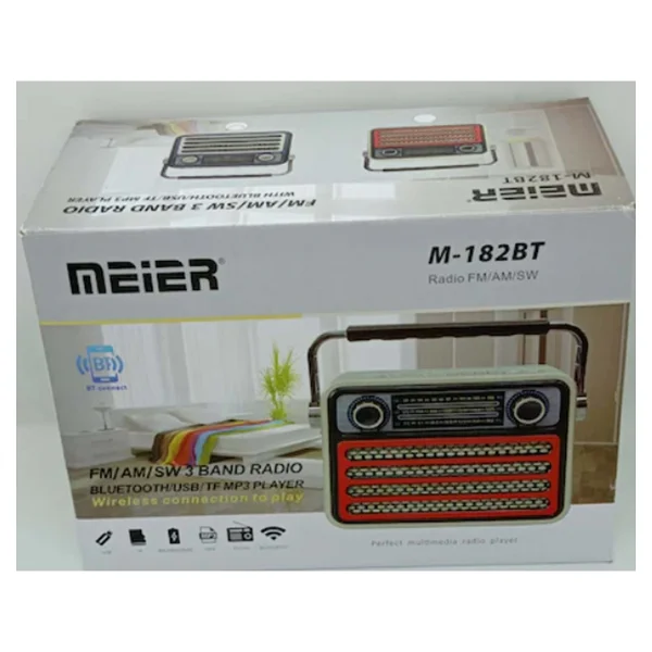 Meier M-182bt Nostaljik Radyo - Görsel 3