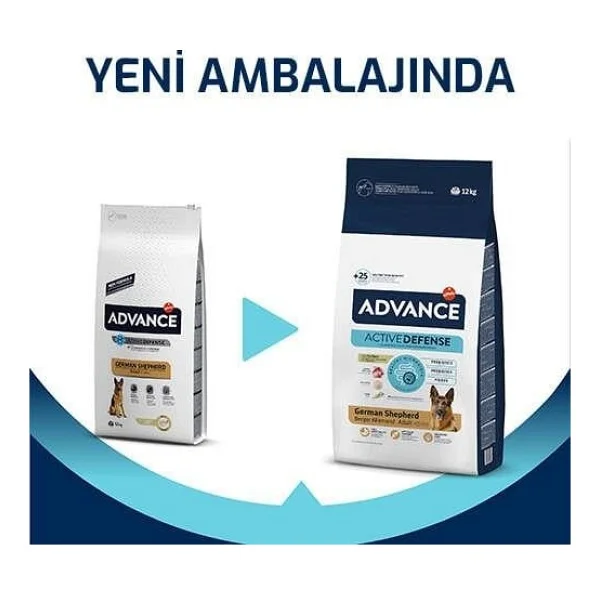 Advance German Shepherd Hindili 12 Kg Yetişkin Köpek Maması - Görsel 6