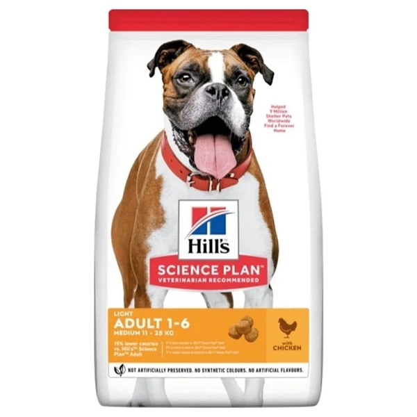 Hill's Adult Light Medium Tavuklu 2.5 Kg Yetişkin Köpek Maması - Görsel 8