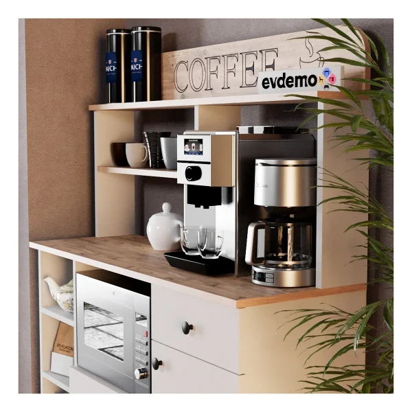 Evdemo Barista Kahve Köşesi Dolabı - Görsel 4