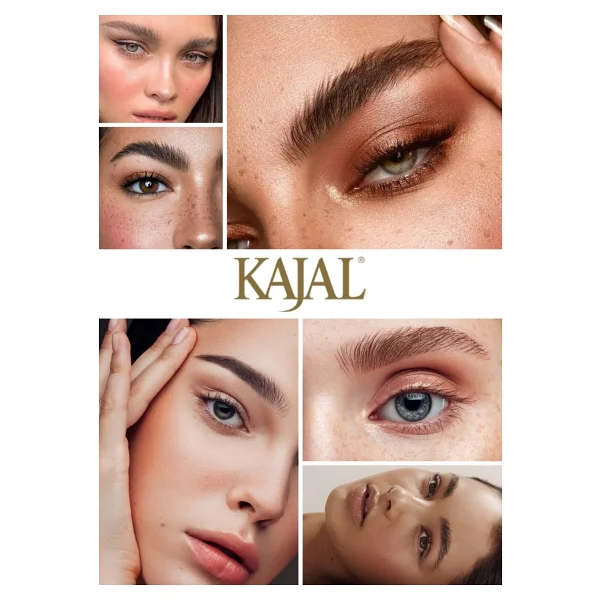 Kajal Özel Fırça Kapaklı Kaş Kalemi (Orta Kahverengi) - Eyebrow Pencil No:314 - Görsel 3