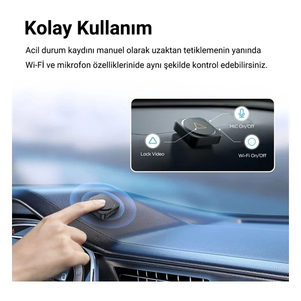 Viofo Tüm Kamera Serileri Için Btr200 Kablosuz Bluetooth Uzaktan Kumanda - Görsel 4