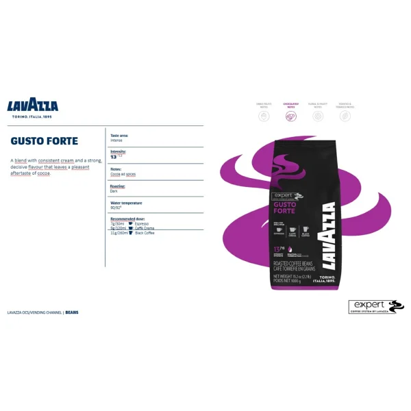 Lavazza Expert Gusto Forte Çekirdek Kahve 1 Kg - Görsel 3
