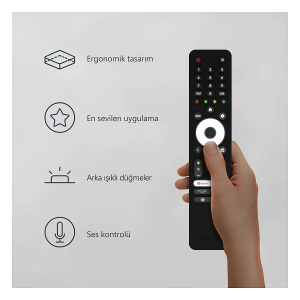 Thomson 50ua5s13 4K Ultra HD 50" 127 Ekran Uydu Alıcılı Android Smart LED TV - Görsel 6