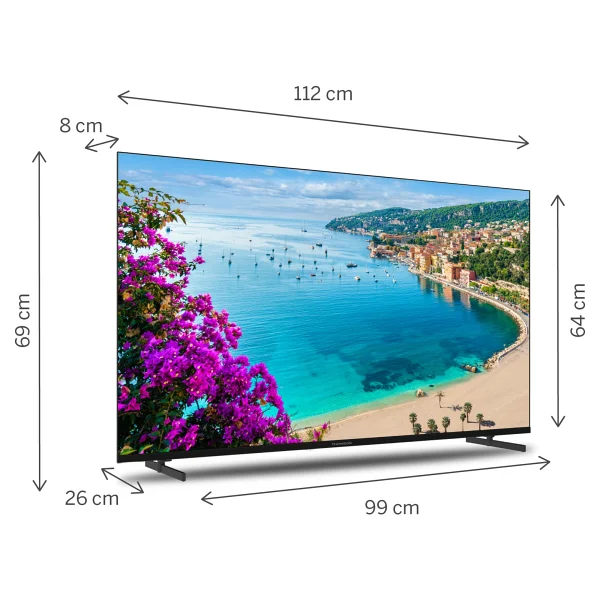 Thomson 50ua5s13 4K Ultra HD 50" 127 Ekran Uydu Alıcılı Android Smart LED TV - Görsel 2