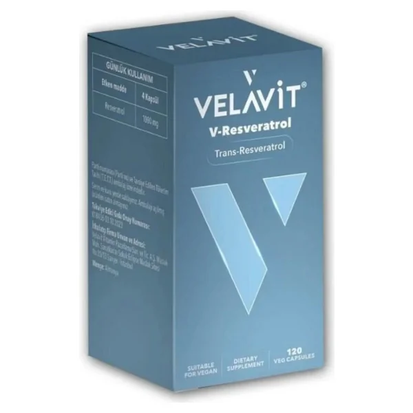 Velavit V-Resveratrol 120 Kapsül - Görsel 2