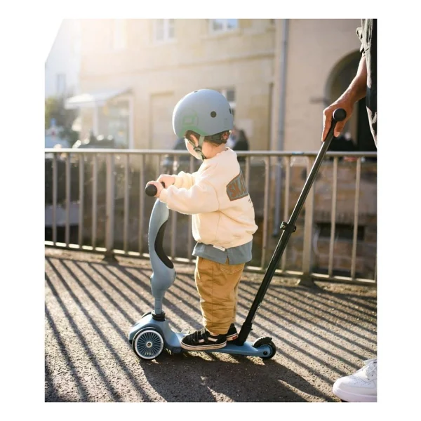 Scoot And Ride Highwaykick 1 Push And Go Mavi 3 Tekerlekli Oturaklı Çocuk Scooter - Görsel 6