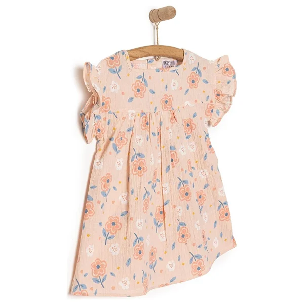 HelloBaby Flowers Kız Elbise Kız Bebek - Görsel 3