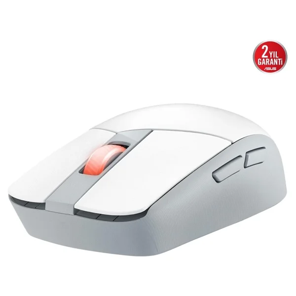 Asus Rog Strix Impact Iıı Beyaz Optik Kablosuz Oyuncu Mouse - Görsel 3