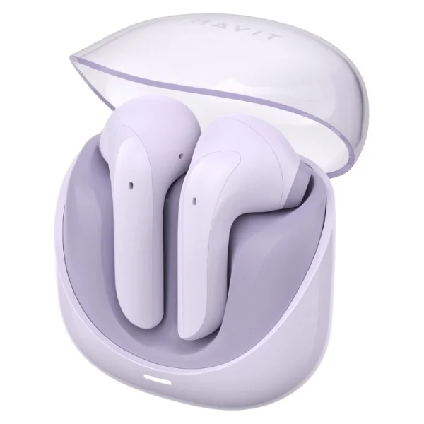 Havit Modern Buds TWS Mor Kulak İçi Bluetooth Kulaklık - Görsel 2