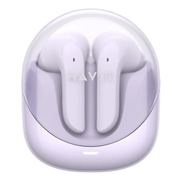 Havit Modern Buds TWS Mor Kulak İçi Bluetooth Kulaklık - Görsel 4