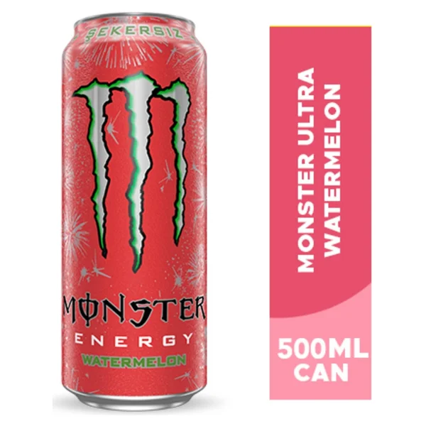 Monster Energy Watermelon Enerji Içeceği 500 Ml X 12 Adet - Görsel 2
