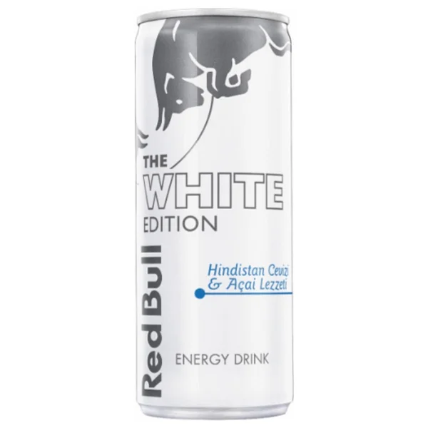 Red Bull White Edition Hindistan Cevizi & Açai Enerji İçeceği 24x250 Ml - Görsel 2