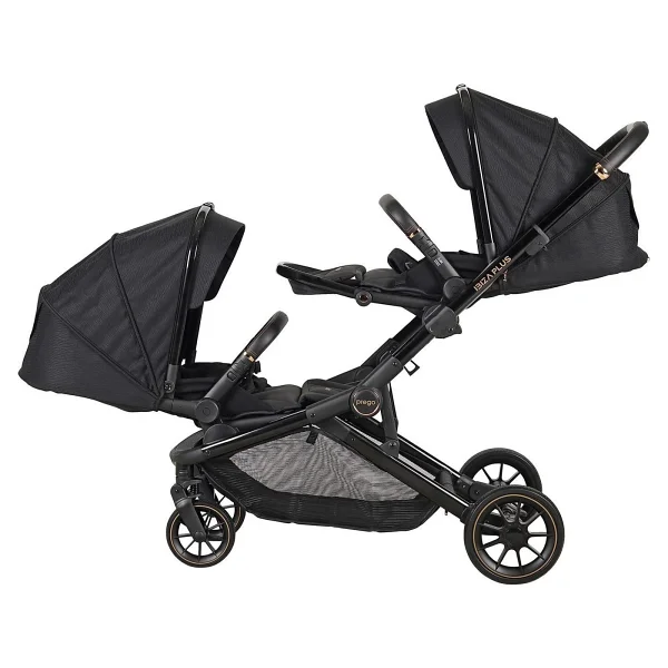Prego 2223 Ibiza Plus Siyah Travel Sistem İkiz Bebek Arabası - Görsel 3
