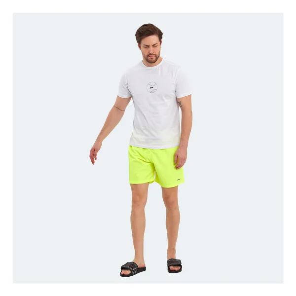 Slazenger Rating Ktn Sarı Erkek Deniz Şortu - Görsel 5