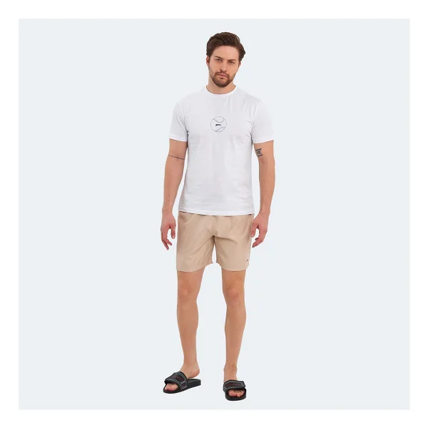 Slazenger Rating Ktn Bej Erkek Deniz Şortu - Görsel 5