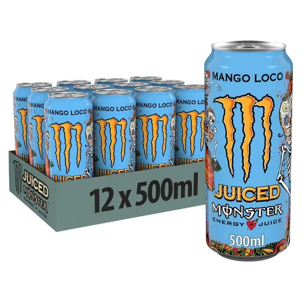 Monster Mango Loco Enerji İçeceği 12x500 Ml - Görsel 3