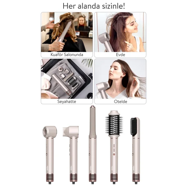 Sinbo Shd-1729 5in1 Saç Şekillendirme Seti - Görsel 4
