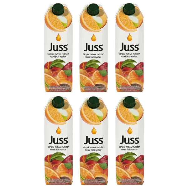 Juss Karisik Meyve Nektari 1 Lt X 6 Adet - Görsel 3