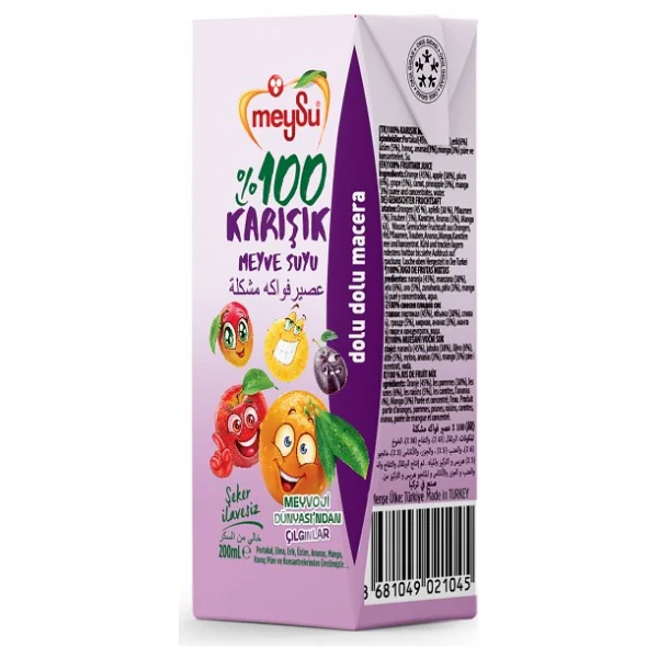 Meysu Karışık Meyve Suyu 200 Ml X 27 Adet - Görsel 2