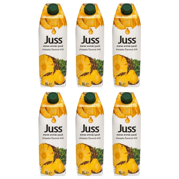 Juss Ananas Aromali Icecek 1 Lt X 6 Adet - Görsel 3
