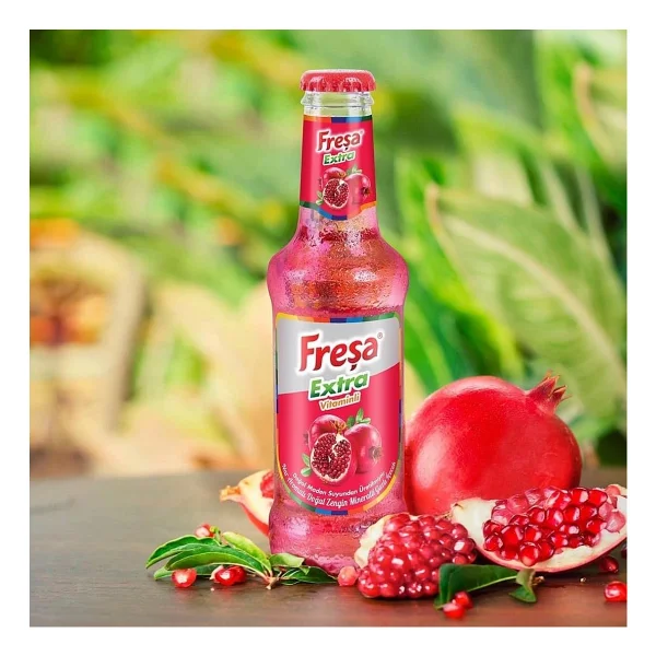 Freşa Extra Nar Aromalı Maden Suyu 24x200 Ml - Görsel 6