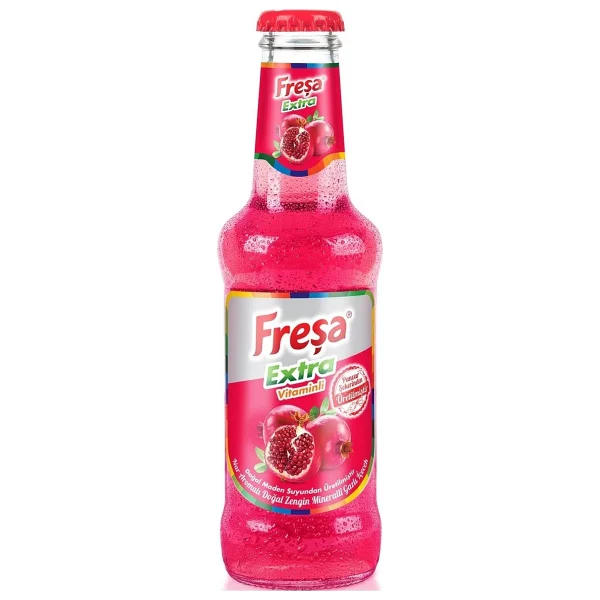Freşa Extra Nar Aromalı Maden Suyu 24x200 Ml - Görsel 7