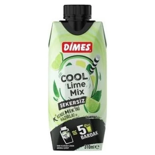 Dimes Cool Lime Şekersiz Mix 310 Ml - Görsel 2
