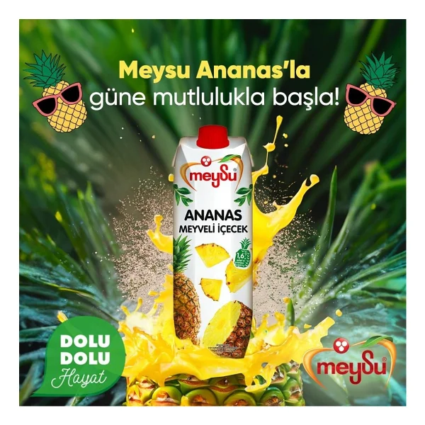 Meysu 1000 Ml Ananas Nektarı - Görsel 6