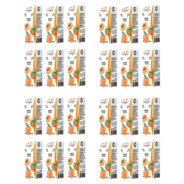 Meysu Kayisi Nektari 200 Ml X 24 Adet - Görsel 3