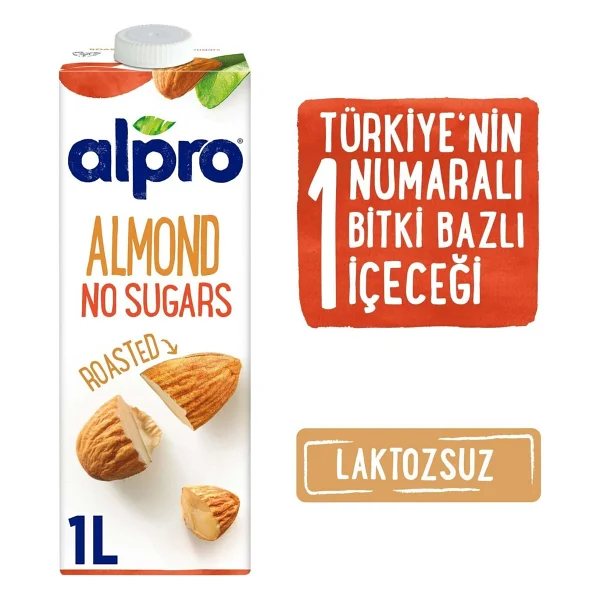 Alpro Şekersiz Badem Sütü 1 Lt - Görsel 2