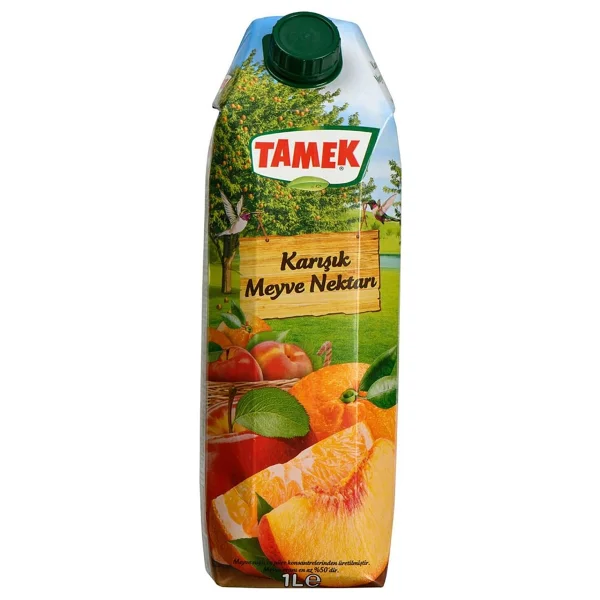 Tamek Karisik Meyve Nektari 1 Lt X 6 Adet - Görsel 2