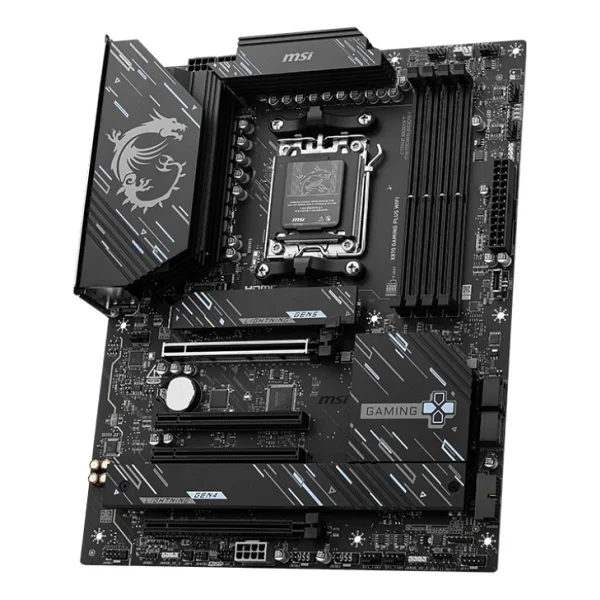 Msı X870 Gaming Plus Wi-Fi AMD Am5 DDR5 Atx Anakart - Görsel 3