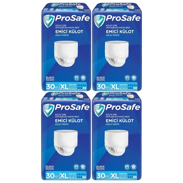 Prosafe Emici Külot Ekstra Büyük Boy XL 30'lu 4 Adet Hasta Bezi - Görsel 3