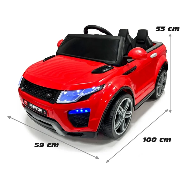 Akar Oyuncak Raptor Gt 4x2 Kırmızı 12 V Uzaktan Kumandalı Akülü Araba - Görsel 4