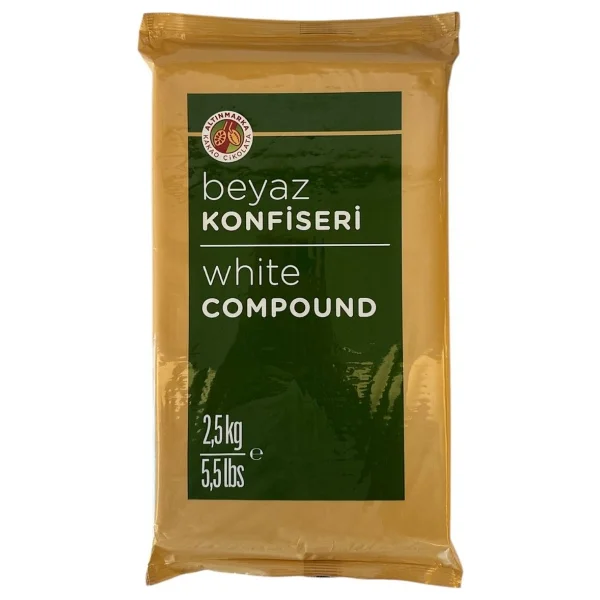 Altınmarka Alt450 Beyaz Konfiseri Kuvertür 2.5kg - Görsel 4