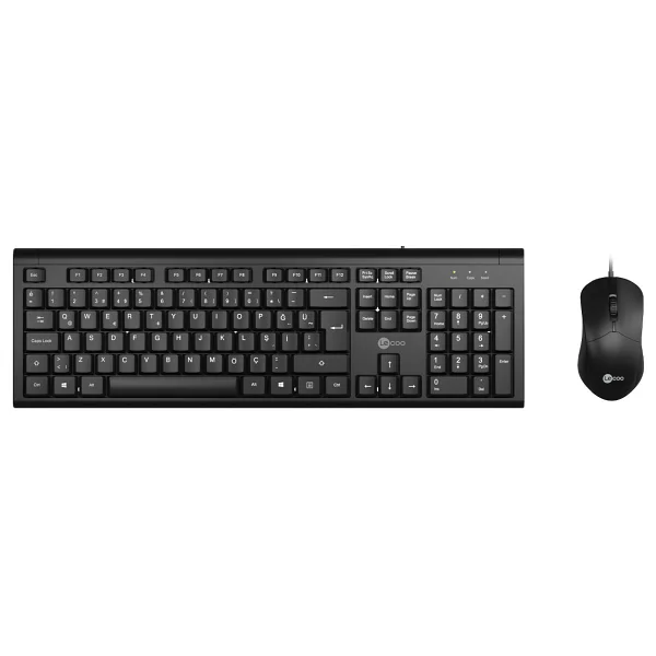 Lenovo Lecoo Cm101 Siyah Kablolu Klavye Mouse Seti - Görsel 8