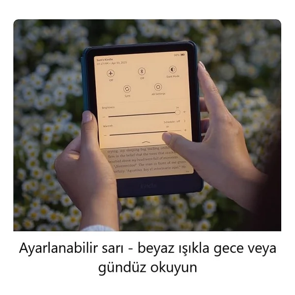 Amazon Kindle Paperwhite 12. Nesil Reklamlı 16 GB 7" Pembe E-Kitap Okuyucu - Görsel 2