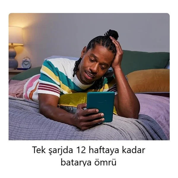 Amazon Kindle Paperwhite 12. Nesil Reklamlı 16 GB 7" Pembe E-Kitap Okuyucu - Görsel 3