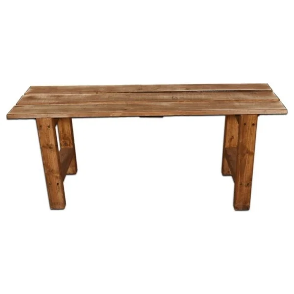 Pinoxi Ahşap Bank Bench Sandalye Mutfak Bank Ceviz 100cm X 30cm - Görsel 6