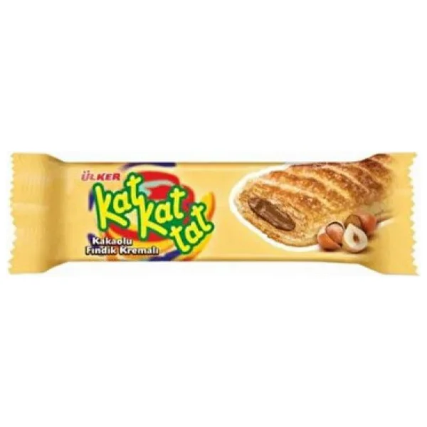 Ülker Katkat Tat Fındıklı Milföy 24x25 gr - Görsel 2