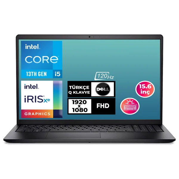Dell Vostro 3530 N3409pvnb3530 İ5-1334u 8 GB 512 GB SSD Iris Xe Graphics 15.6" Full HD Notebook - Görsel 8